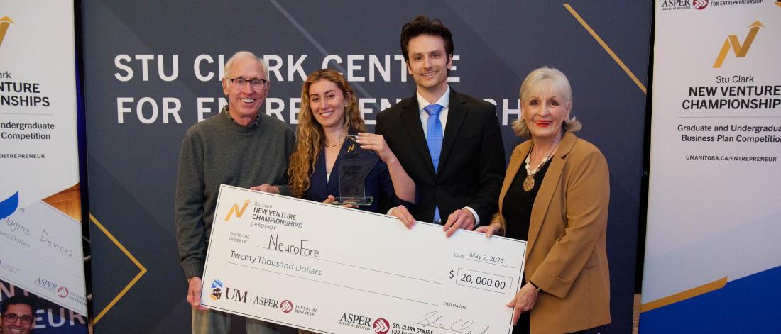 Winners at the Stu Clark New Venture Championships