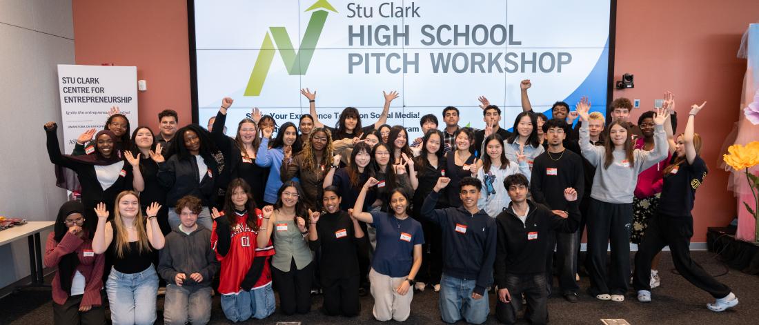 group of high school students