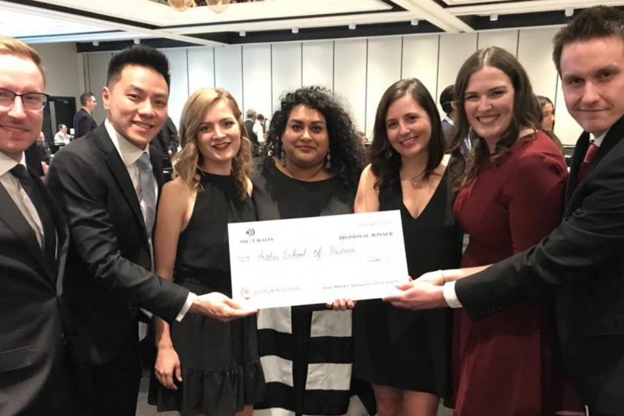 photo of a case competition team