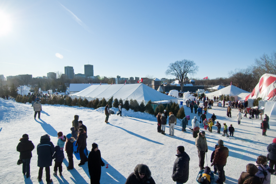 Image of the snow festival in Winnipeg.