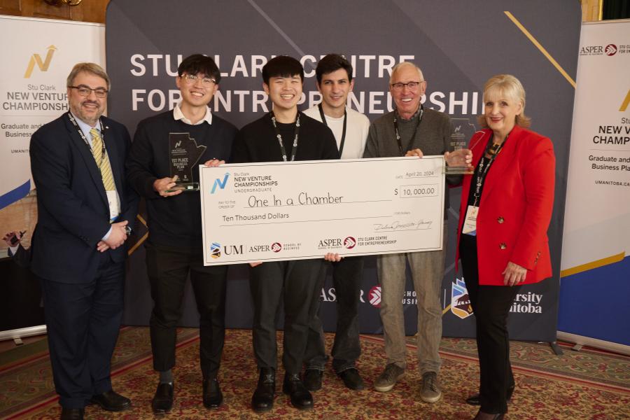 One In a Chamber New Venture Championship Winner