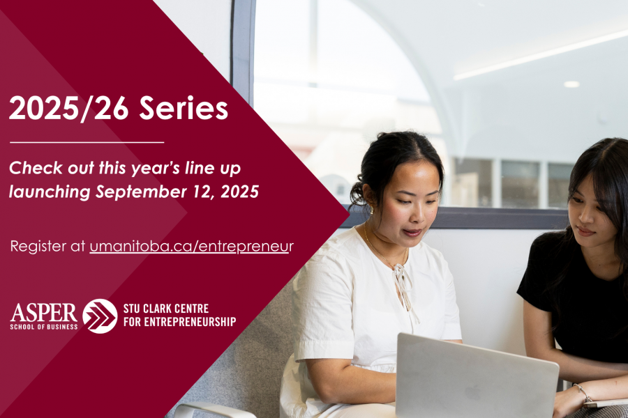 Students looking at the Stu Clark Webinar Series