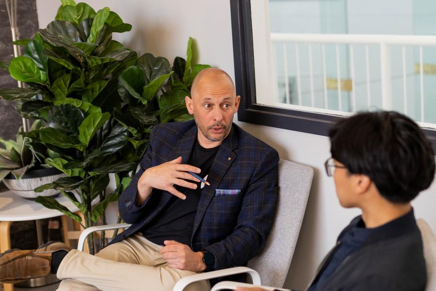 Ben isakov Stu Clark Centre Startup Coach Coaching Students