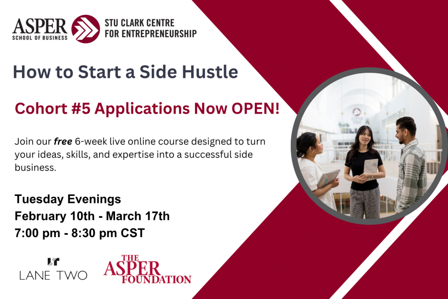 How to Start a Side Hustle Course Applications Open 