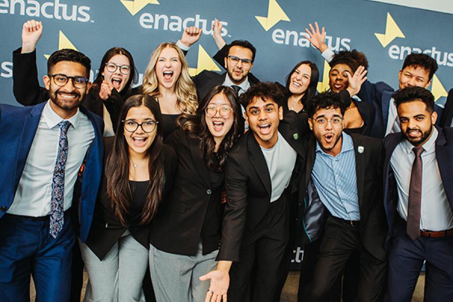 Students at Enactus Manitoba