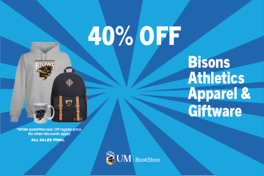 40% Off on Bison Apparels and Giftwares