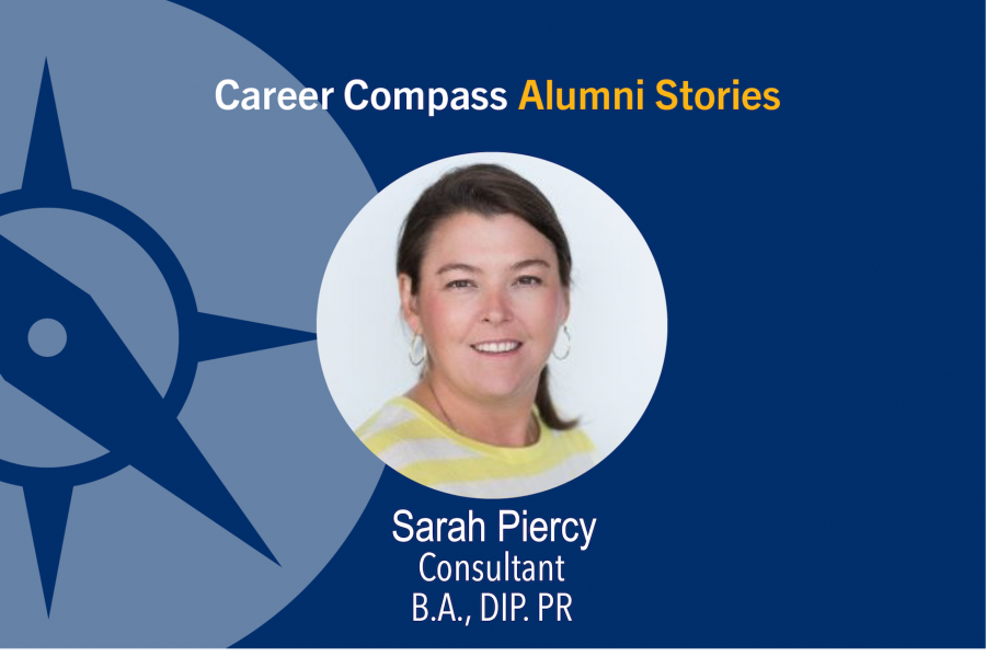 Career Compass Anthropology Alumni Story: Sarah Piercy, Consultant, B.A., DIP. PR