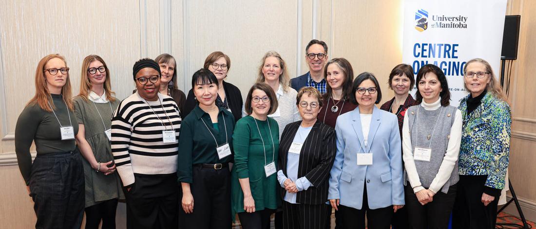 Centre on Aging research affiliates posing for a group photo
