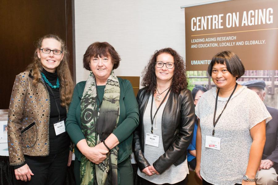 Centre on Aging staff at the Canadian Association on Gerontology conference in Winnipeg.