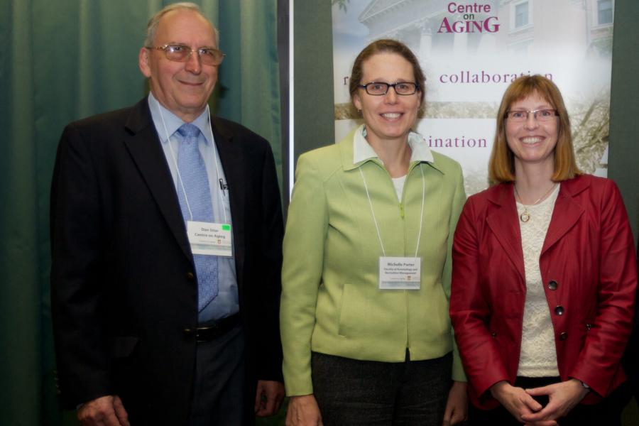 Three research affiliates who are the current and past Centre on Aging directors and acting director at the University of Manitoba.