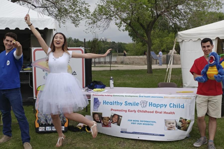 Healthy Smile Happy Child at Tooth Fairy Saturday held at the Forks.