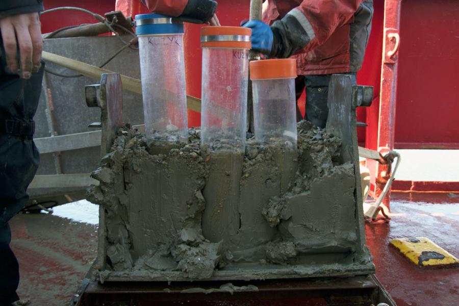 Contaminant samples taken from Hudson Bay.