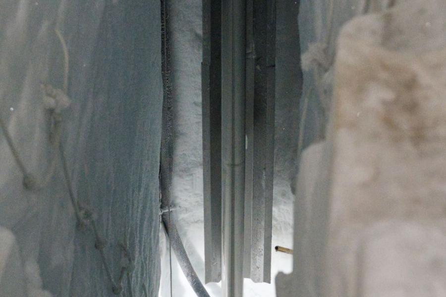 Drilling an ice core