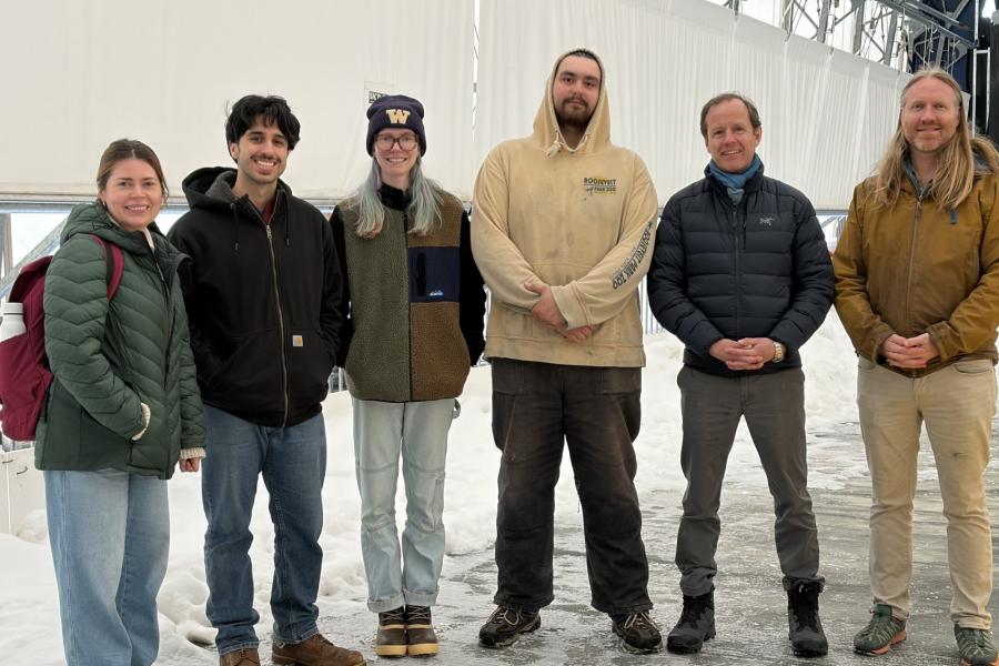Group photo of researchers with Danish Ambassador to Canada