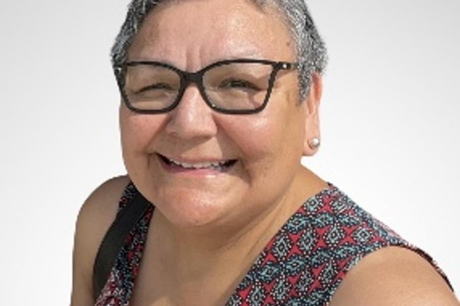 woman with glasses and short hair