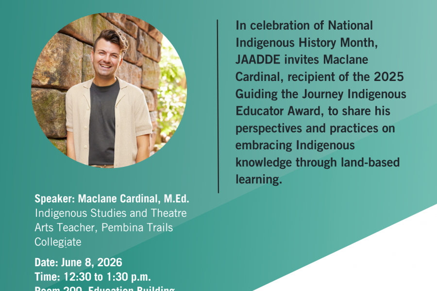 Lecture Poster - Lecture by Maclane Cardinal