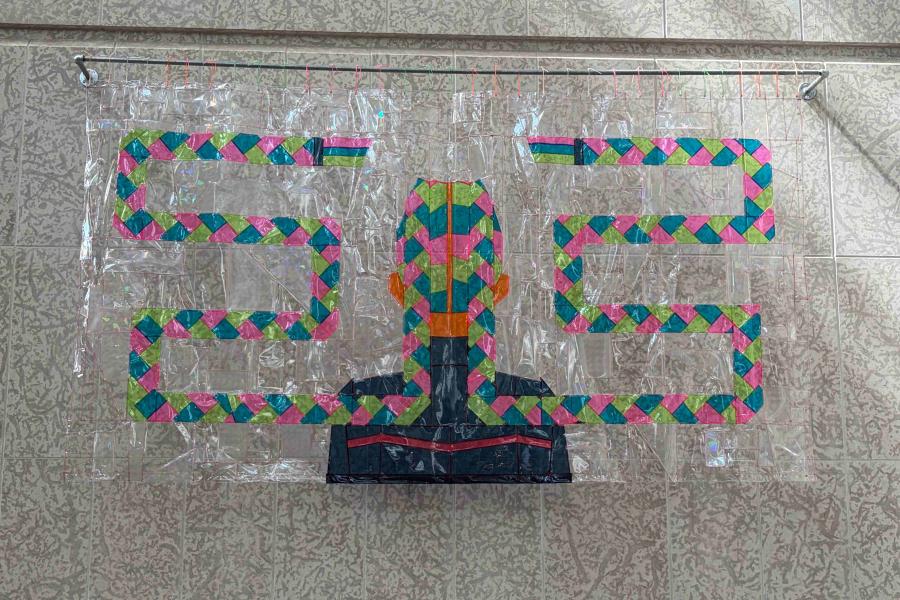 Astam by Wally Dion, Zoomed in picture, at EITC Atrium