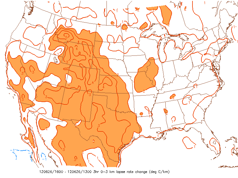 Animation of the 3-hour low-level lapse rate change