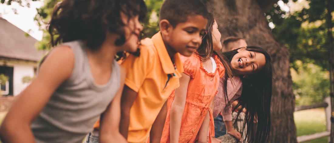 Group of children playing.