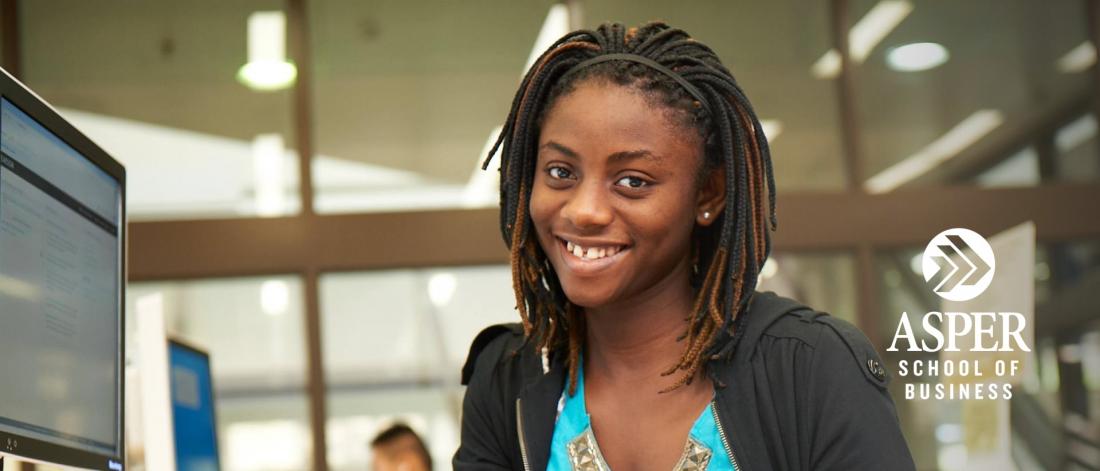 Image of a student smiling.