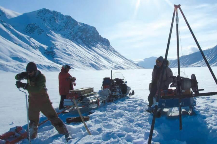 University of Manitoba researchers studying Arctic systems science and climate change.