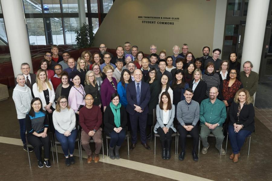 Asper School of Business staff and faculty photo.