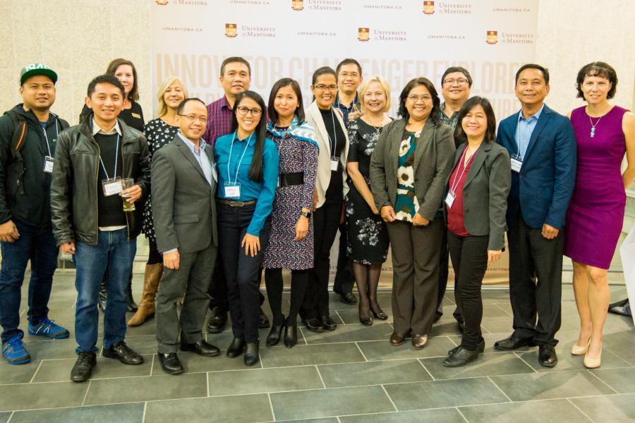 Internationally educated engineer qualification alumni, faculty and community members gather during an program anniversary celebration.