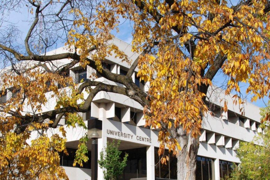 An exterior view of University Centre.