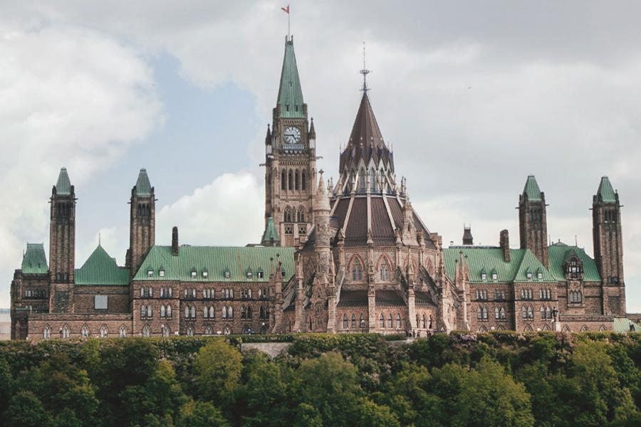 The Canadian Parliament Building.