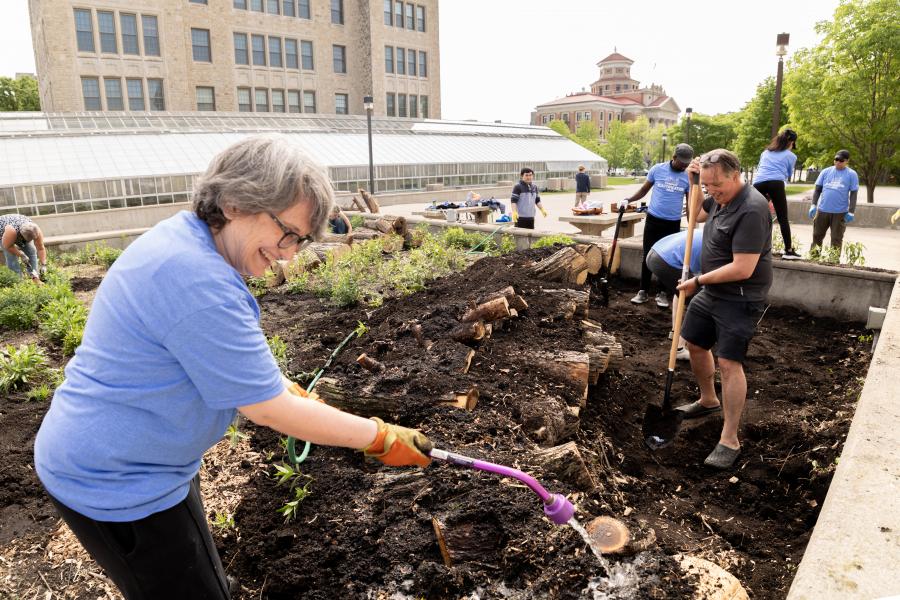 Campus Beautification Day at Fort Garry Campus 2025 Photo #9