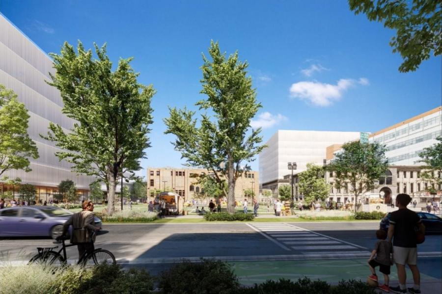 Rendering of the Bannatyne campus.