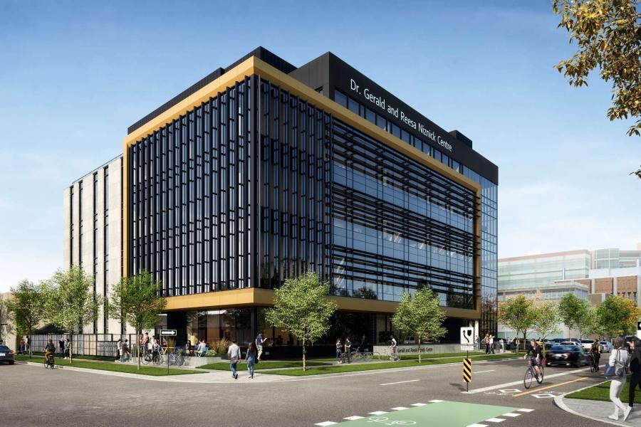 Rendering if Dr. Gerald and Reesa Niznick Centre.