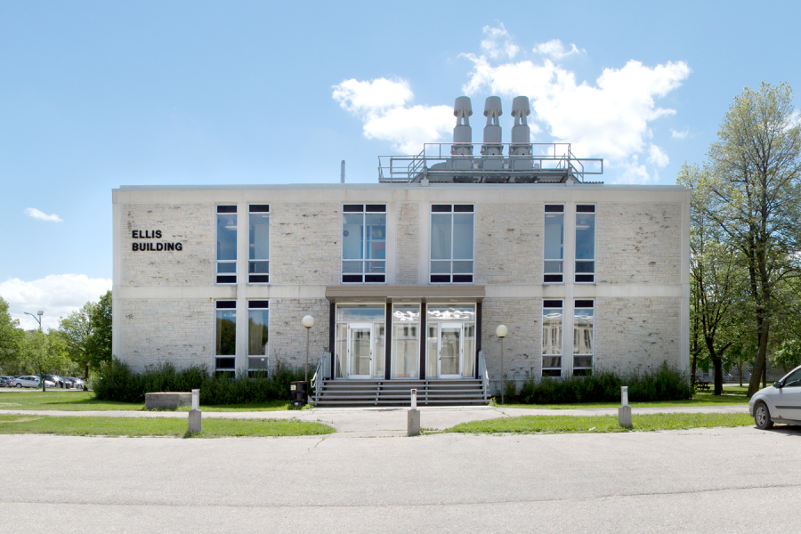 Ellis building on the Fort Garry campus.