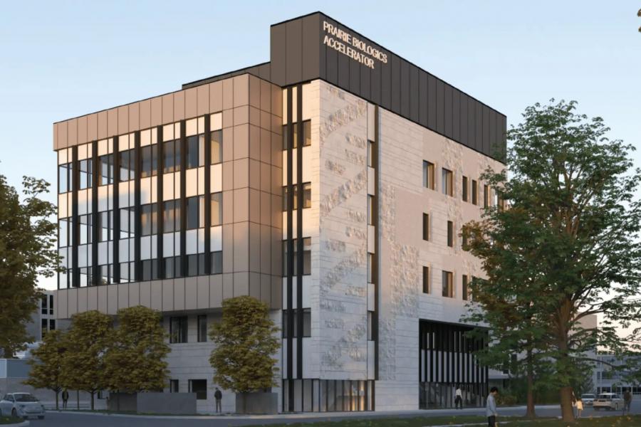 Rendering of the Prairie Biologics Accelerator.
