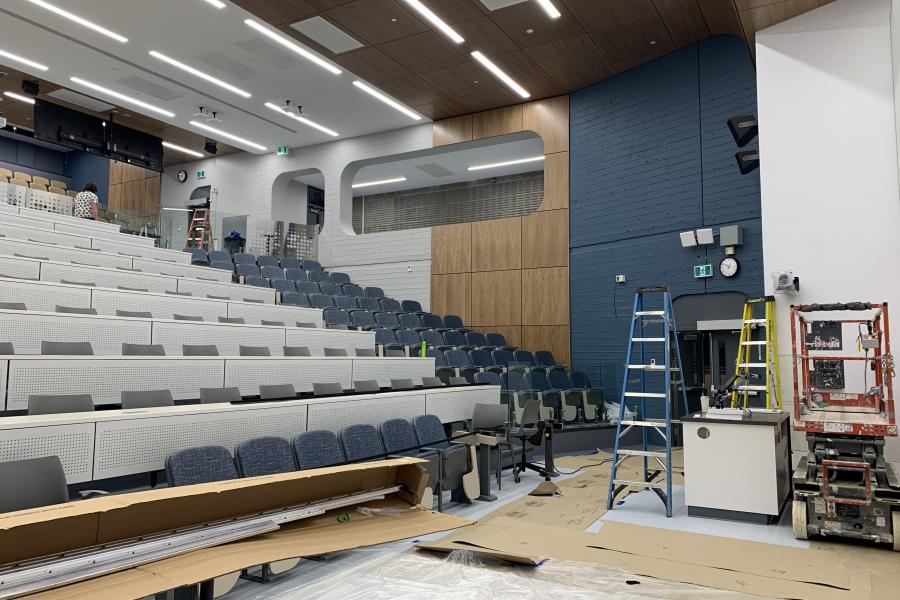 Theatre in Basic Medical Science building as part of Major renovations
