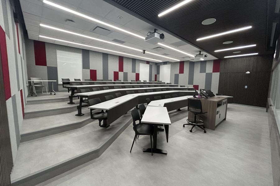 new formal learning space in drake building