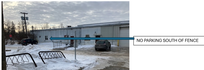 South Fence No Parking