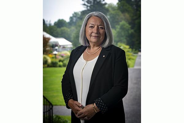 An Image of Her Excellency the Right Honourable Mary Simon, University of Manitoba Honorary Degree Recipient, 2023