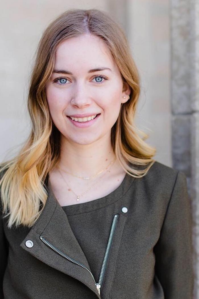 Elena Bilevicius, one of six 2019 Vanier Canada Graduate Scholarship recipients from the University of Manitoba