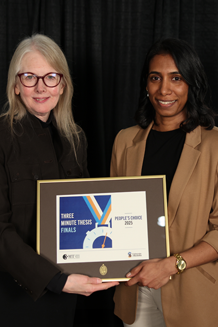 Dr. Diane Hiebert-Murphy and Madhushani Ariyadasa