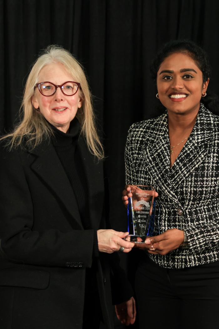 Dr. Diane Hebert Murphy and Leena Regi Saleth