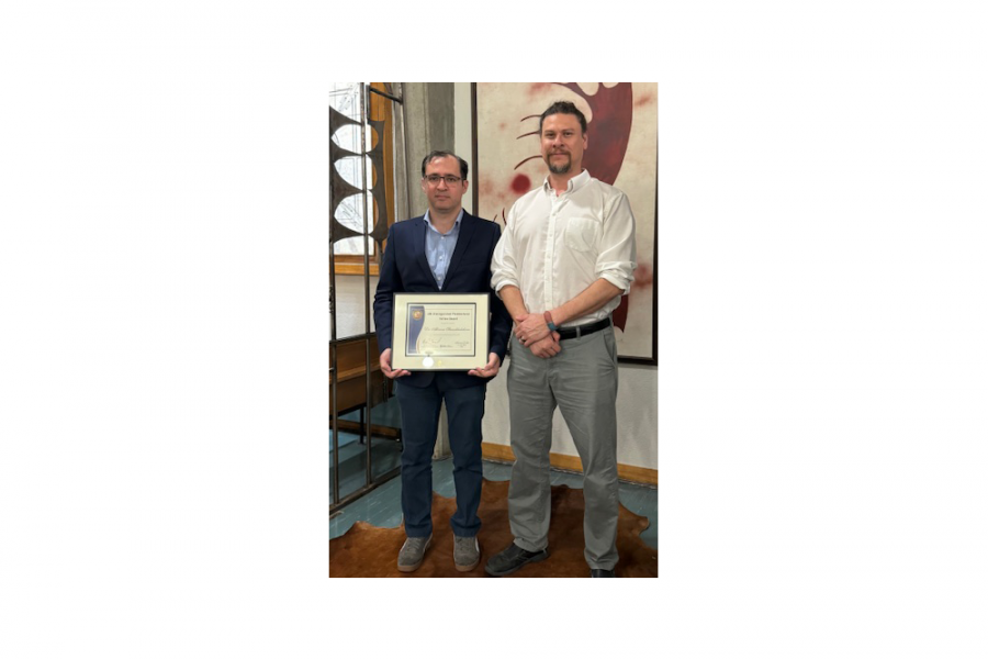 Dr. Alireza Shamkhalchian and Dr. Ricardo Mantilla 