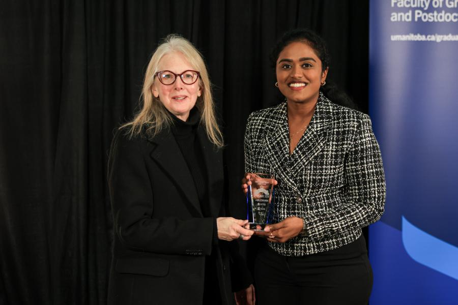 Dr. Diane Hebert Murphy and Leena Regi Saleth