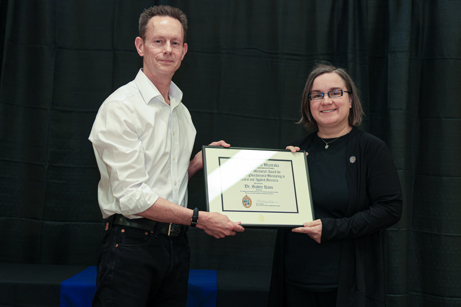 Sabine Kuss and Dr. Stephen Kirland