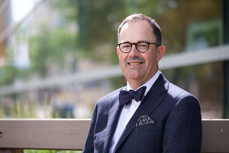 Profile of dean Peter Nickerson.