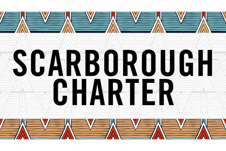 Graphic reading "Scarborough Charter"