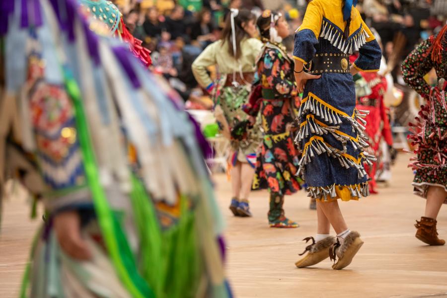 dancer in jingle dress