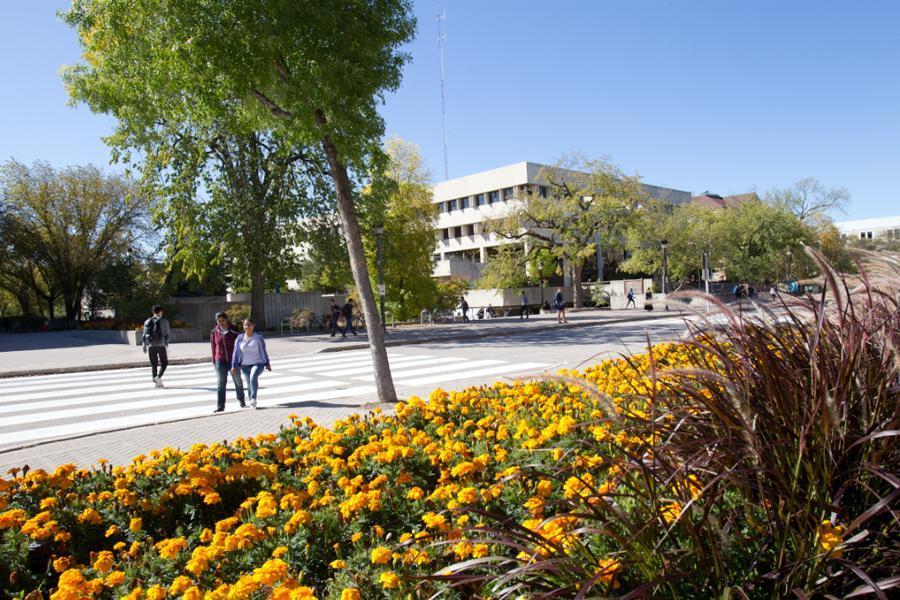 An image of University Centre located on UM's Fort Garry campus