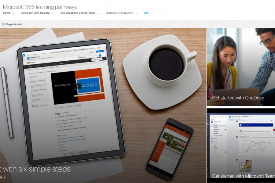 Learning Pathways SharePoint site.