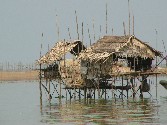 Temporary home in the Tonle Sap, Cambodia